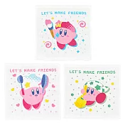 【日本丸真】星之卡比 純棉洗臉巾三入組 多才多藝 多才多藝