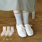 【AnZa】多巴胺純棉捲邊條紋復古拼色堆堆襪短襪中筒襪   A組