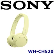 SONY WH-CH520 高音質長續航 無線藍芽耳罩式耳機 6色 DSEE™ 重建音質給您最高音質享受 新力索尼保固一年 黃色