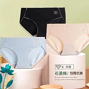 【Missking 1983】日系無痕中腰包臀抗菌內褲  (三件組) L