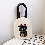 【素包包】手提包 日系nya驚訝貓茶飲小物手拎(19070) _招財貓