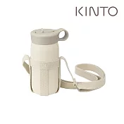 KINTO / PLAY TUMBLER吸管保溫瓶300ml+隨行帶組- 白
