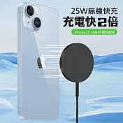 新款25W無線充 Qi2認證 MagSafe磁吸無線充電器 黑色