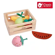 【德國 classic world 客來喜經典木玩】清新果香水果籃《50643》