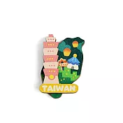 印刻磁鐵- 寶島台北城