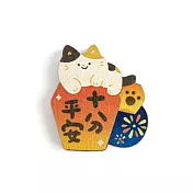 印刻磁鐵- 貓咪天燈