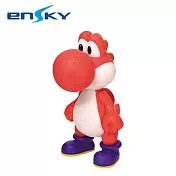 【日本正版授權】耀西 3D 立體拼圖 45片 3D拼圖 公仔/模型 瑪利歐/超級瑪利 - 紅色款