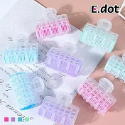 【E.dot】韓式空氣瀏海懶人髮捲 -3入 紫色