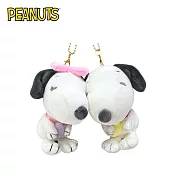 【日本正版授權】史努比 玩偶吊飾組 娃娃 玩偶 查理布朗/奧拉夫/糊塗塔克 Snoopy/PEANUTS - C款