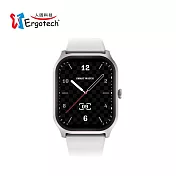 Ergotech人因 SW212 光脈2.01吋IPS智慧腕錶 鋒霜白