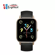 Ergotech人因 SW216 2.01吋衡動智慧腕錶 黑爵金