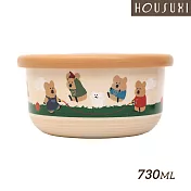 【HOUSUXI舒希】DINOTAENG 校園系列-不鏽鋼雙層隔熱碗730ml-A3