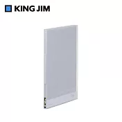 【KING JIM】Simplease透明資料夾 20頁/ 霧白色