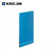 【KING JIM】Simplease透明資料夾 20頁/ 藍色