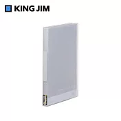 【KING JIM】Simplease透明資料夾 40頁/ 霧白色