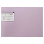 【日本LACONIC】2026 LAPTOP橫型週記事手帳B6 ‧ 標籤款/紫色