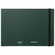 【日本LACONIC】2026 LAPTOP橫型週記事手帳B6 ‧ 束帶款/綠色