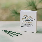 【日本香彩堂】Hanga四季線香90入 ‧ 松 (白檀/松樹/玫瑰)