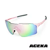 【ACEKA】鋒速粉運動太陽眼鏡(無框款) (TRENDY 休閒運動系列)