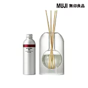 【MUJI 無印良品】空間芬香油/  圓形玻璃組.野玫.200mL