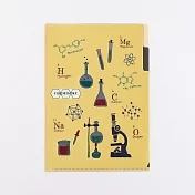 【日本Green Flash】STUDY HOLIC知識狂熱 雙層資料夾A5 ‧ 化學