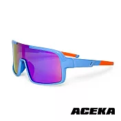 【ACEKA】風暴藍兒童運動太陽眼鏡(風鏡全框款) (SUNSHINE 親子系列)
