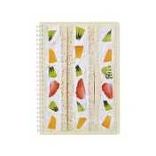KOKUYO Campus軟線圈10週年限定筆記本方眼 A5-水果三明治