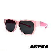 【ACEKA】星辰粉兒童太陽眼鏡 (套鏡款) (可搭配近視眼鏡)  (SUNSHINE 親子系列)