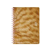 KOKUYO Campus軟線圈10週年限定筆記本方眼 A6-橘貓