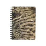 KOKUYO Campus軟線圈10週年限定筆記本方眼 A6-虎斑貓