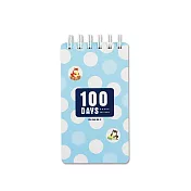 珠友 60K自填式100天計劃本 01圓點柴