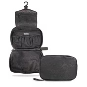 murmur 三折盥洗包（網狀）│黑