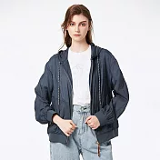 【ST.MALO】冰緞雲紗雪糕防曬外套-2575WJ- M 暮夜藍