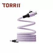 Torrii CiCi多合一磁吸快充傳輸線 葡萄紫
