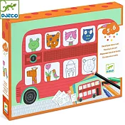 【Djeco智荷】彩繪藝術/塗鴉巴士