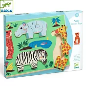 【Djeco智荷】木拼圖/野生動物