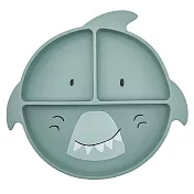 比利時 Trixie 動物造型矽膠防滑餐盤- 嘟嘟鯊魚