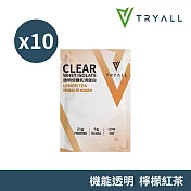 Tryall | 機能透明分離乳清10入 檸檬紅茶25g