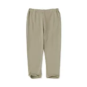 【MUJI 無印良品】幼兒高腰彈性全長緊身褲 80 卡其綠