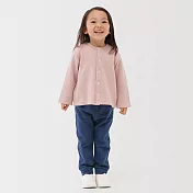 【MUJI 無印良品】幼兒高腰丹寧感休閒褲 80 深藍