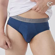 ADISI 男Tactel Pro快乾排汗三角內褲 AUP2591007 (M-3XL) 海藍 M 海藍