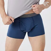 ADISI 男Tactel Pro快乾排汗四角內褲(開檔) AUP2591008 (S-2XL) 海藍 S 海藍