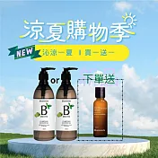 【Blueseeds芙彤園】涼夏洗沐沁涼2入組(薄荷檸檬茶樹淨化沐浴露350ml+任選精油洗沐100ml)