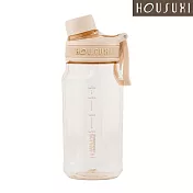 【HOUSUXI舒希】TRITAN 運動直飲水瓶 680ml (四色任選) 杏色
