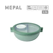 MEPAL / Vita 活力雙層便當盒1.5L- 鼠尾草綠