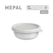 MEPAL / Lumina 圓形密封保鮮盒250ml- 白