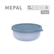 MEPAL / Lumina 圓形密封保鮮盒750ml- 藍