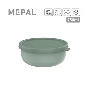MEPAL / Lumina 圓形密封保鮮盒750ml- 鼠尾草綠