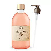 SABON 沐浴油(500ml)附壓頭-多味道可選-國際航空版 玫瑰茶語