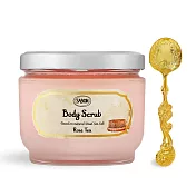 SABON 玫瑰茶語身體磨砂膏(600g)-國際航空版贈挖勺(效期至2028.4)